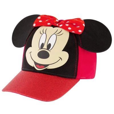 Disney Girls Minnie Mouse Glitter Baseball Cap - Image 6