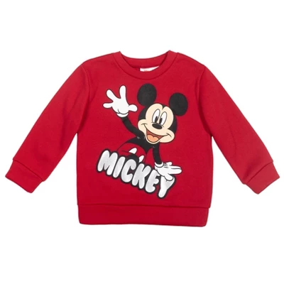 Disney Mickey Mouse Goofy Donald Duck Pluto Baby Fleece Pullover T-Shirt And Pants Infant