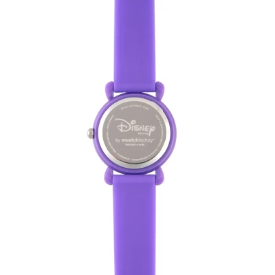 Girls' Disney Minnie Mouse Purple Plastic Time Teacher Watch - Purple - Image 2