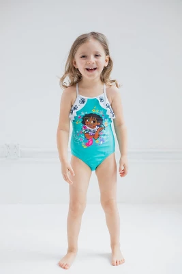 Disney Encanto Mirabel Girls One Piece Bathing Suit Little Kid To Big Kid - Image 2