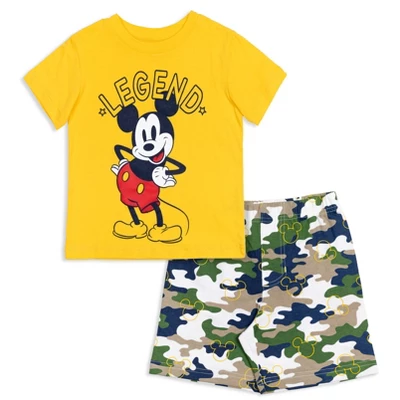 Disney Mickey Mouse Pluto Baby T-Shirt And Shorts Outfit Set Infant - Image 9