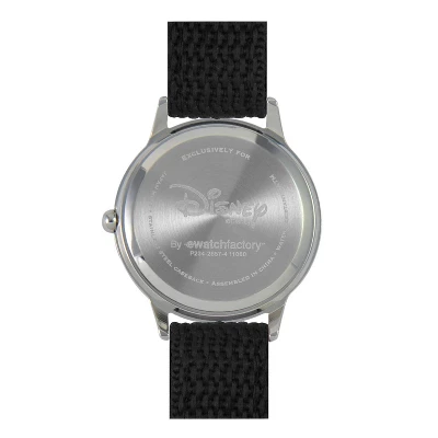 Boys' Disney Pluto Stainless Steel Time Teacher Watch - Black - Image 3