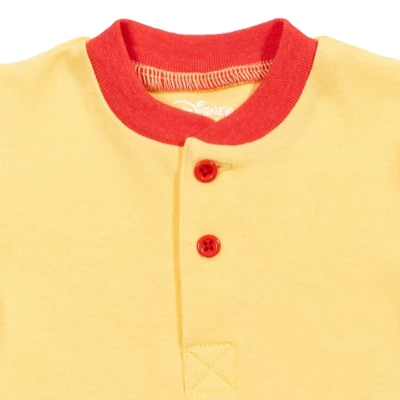 Disney Winnie The Pooh Tigger Tiger Pig 2 Pack Rompers Orange/Yellow - Image 4