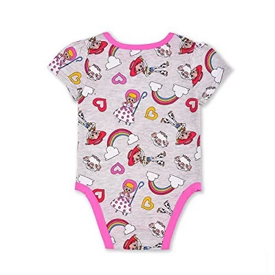 Disney Girl's 3-Pack Toy Story Character Print Baby Bodysuit Creeper Set For Infants - Image 4