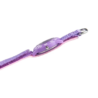 Girls' Disney Princess Ariel And Jasmine Purple Plastic Time Teacher Watch - Purple - Image 3