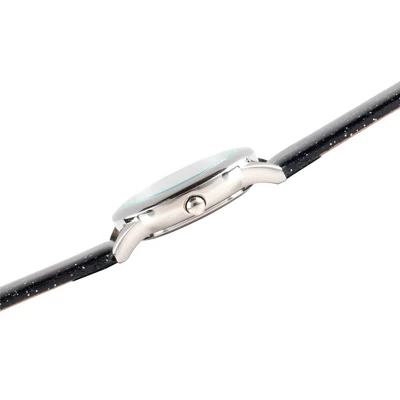 Girls' Disney Descendants 2 Mal Tween Stainless Steel Watch - Black - Image 3