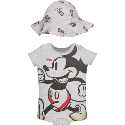 Disney Lion King,Mickey Mouse,Winnie The Pooh Simba Baby Romper And Sunhat Newborn To Infant - Image 14