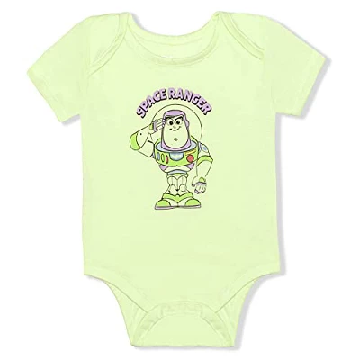 Disney Boy's 3-Pack Character Print Short Sleeve Bodysuit Creeper Set - Image 5