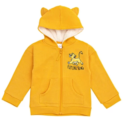 Disney Mickey Mouse Minnie Mouse Lion King Simba Baby Fleece Zip Up Hoodie Newborn To Infant - Image 8