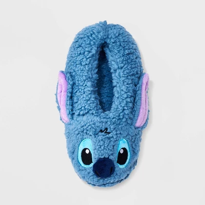 Disney Women's Lilo & Stitch Fluffy Slipper Socks With Grippers - Blue - Image 2