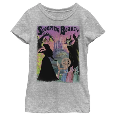 Disney Girl's Sleeping Beauty Silhouettes T-Shirt - Image 4