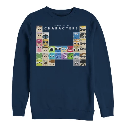 Disney Men's Pixar Character Periodic Table Sweatshirt - Image 3