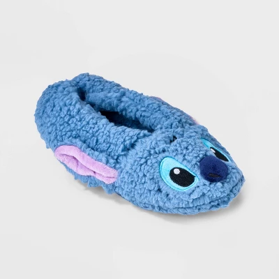 Disney Women's Lilo & Stitch Fluffy Slipper Socks With Grippers - Blue - Image 5