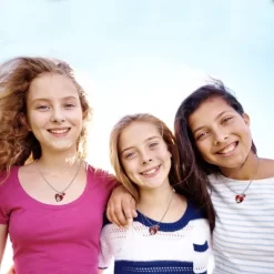 Disney Girls Minnie Mouse Best Friends Necklaces With BFF Charm And Minnie Mouse Pendant, Set Of 3