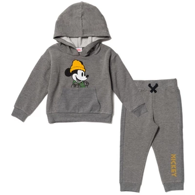 Disney Mickey Mouse Baby Fleece Pullover Hoodie And Jogger Pants Set Infant - Image 6