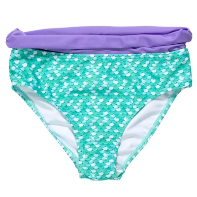 Disney The Little Mermaid Princess Ariel Girls Rash Guard And Bikini Bottom Little Kid To Big Kid - Image 3