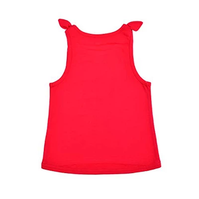 Disney Girls' 3-Pack So Sweet Minnie Mouse Ruffle Sleeve Tee, Bow Strap Sleeveless Shirt And Casual Shorts Set For Kids - Image 3