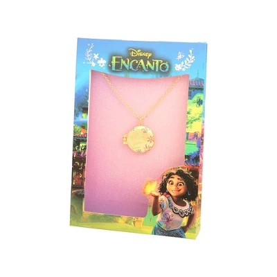 Disney Girls Encanto Butterly Locket Necklace, 16 + 3" - Image 4