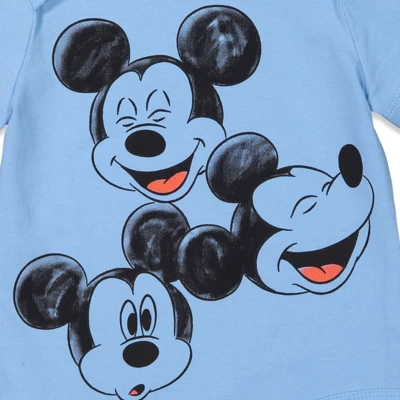 Disney Mickey Mouse 3 Pack Short Sleeve Bodysuits - Image 6