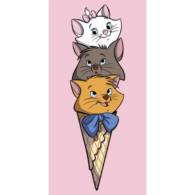 Disney Girl's Aristocats Triple Scoop Kittens T-Shirt