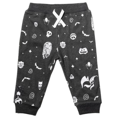 Disney Nightmare Before Christmas Sally Jack Skellington Baby 3 Pack Jogger Pants Newborn To Infant