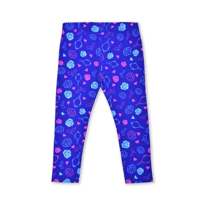 Disney Princess Girl's 3 Pack Enchanting Graphic Tee Shirt, Zip Up Hoodie Jacket And Legging Pant Set For Kids - Image 6