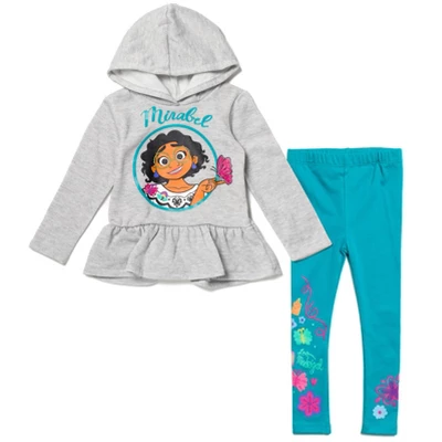 Disney Encanto Mirabel Girls Pullover Fleece Hoodie And Leggings Outfit Set Little Kid To Big Kid - Image 7