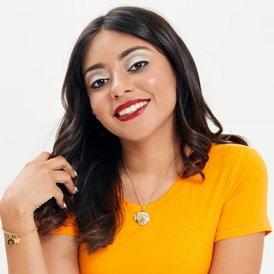 Disney Girls Encanto Butterly Locket Necklace, 16 + 3" - Image 2