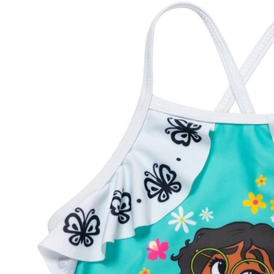Disney Encanto Mirabel Girls One Piece Bathing Suit Little Kid To Big Kid - Image 5