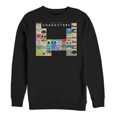 Disney Men's Pixar Character Periodic Table Sweatshirt - Image 2