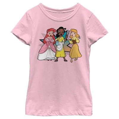 Girl's Disney Comic Book Princesses T-Shirt - Image 3