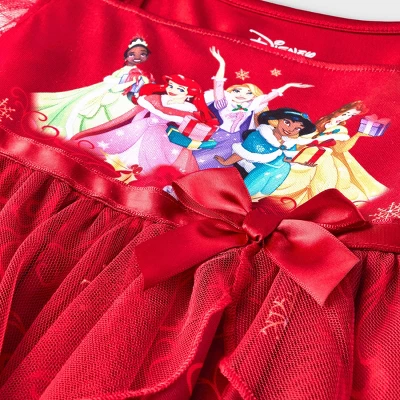 Toddler Girls' Disney Princess Fantasy NightGown - Red - Image 2