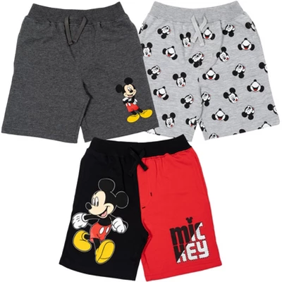 Disney Mickey Mouse French Terry 3 Pack Shorts - Image 8