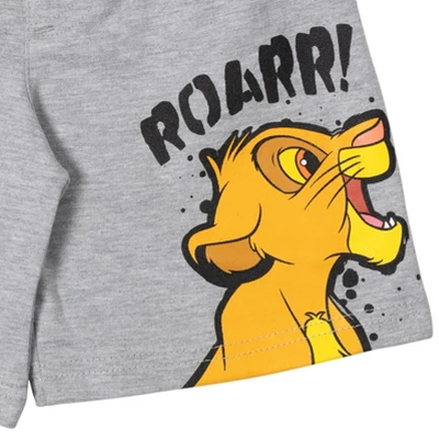 Disney Mickey Mouse Pixar Cars Lion King Pixar Toy Story Simba Pumbaa Timon Woody Fleece 2 Pack Shorts Toddler To Little Kid - Image 3