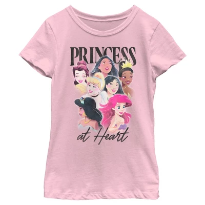 Girl's Disney Princess At Heart T-Shirt - Image 3