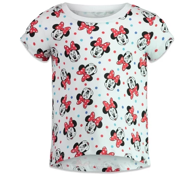 Disney Minnie Mouse Baby Girls 4 Pack Graphic T-Shirt - Image 4