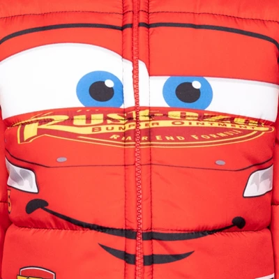 Disney Pixar Cars Lightning McQueen Winter Coat Puffer Jacket Little Kid - Image 8