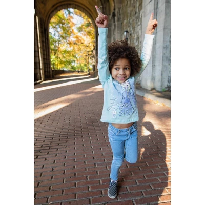 Disney Frozen Princess Anna Elsa Christmas Girls 3 Pack T-Shirts Little Kid To Big Kid - Image 5