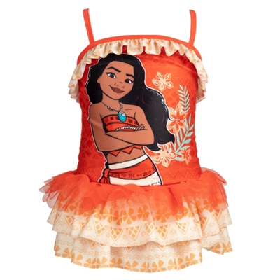 Disney Moana Girls Tankini Top And Skirt Little Kid To Big Kid - Image 3