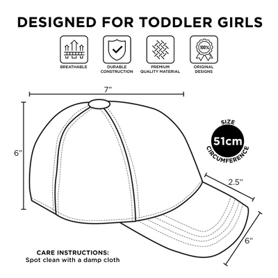 Disney Girls Minnie Mouse Glitter Baseball Cap - Image 5