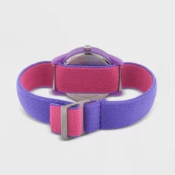 Girls' Disney Aladdin Princess Jasmine Plastic Time Teacher Watch - Purple