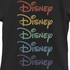 Girl's Disney Rainbow Stack T-Shirt