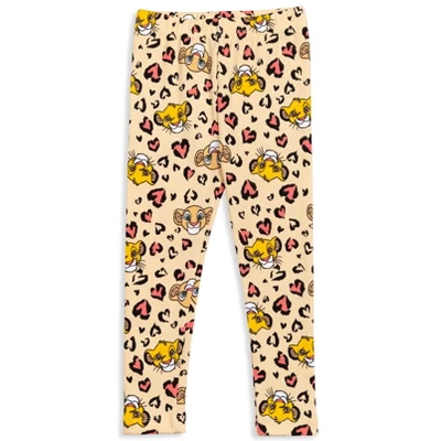 Disney Lion King Simba Baby Girls Fleece Pullover Hoodie & Leggings - Image 4