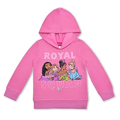 Disney Princess Girl's 2-Pack Royal Squad Graphic Pullover Sweatshirt And Patterned Legging Pants Set For Kids - Image 3