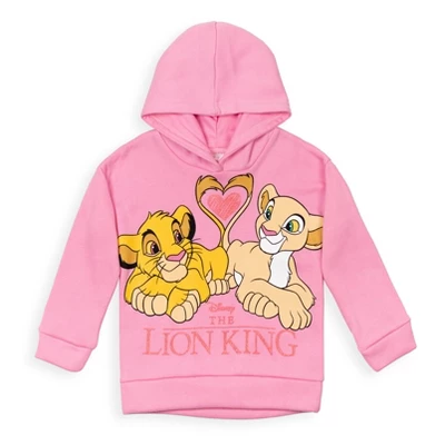 Disney Lion King Nala Simba Fleece Hoodie Pink - Image 10