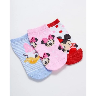 Disney Baby Girl 12 Pack Socks, Newborn Essentials For Girls (0-24M) - Image 2