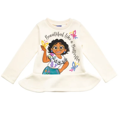 Disney Encanto Mirabel Luisa Isabela Girls Pullover Fleece Sweatshirt And Leggings Outfit Set Little Kid - Image 2