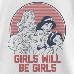 Girl's Disney Girls Will Be Girls T-Shirt