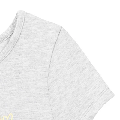 Disney Descendants Mal Evie Uma Peplum T-Shirt Capri Legging Set Grey/Purple - Image 6