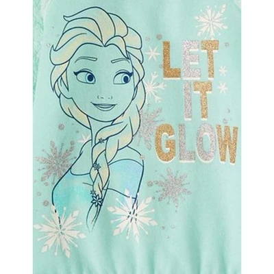 Disney Frozen Elsa Girls Fleece Sweatshirt & Pants - Image 4